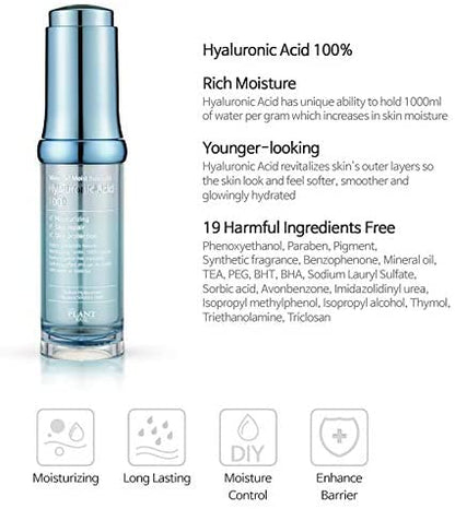 THE PLANT - WATERFALL MOIST HYALURONIC ACID AMPOULE 100